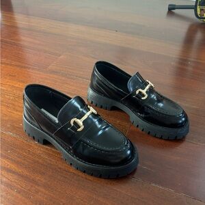 STEVE MADDEN NEW BLACK LOAFERS